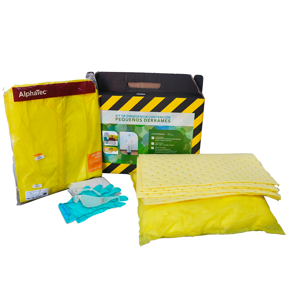 kit de emergencia derrame ambiental microchem 3000 6L