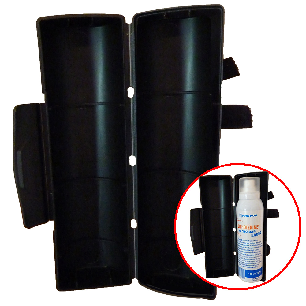 estuche plástico rigido porta micro-dap