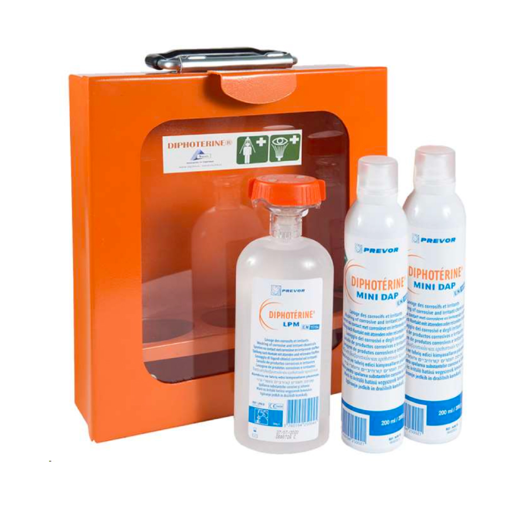 Kit emergencia gabinete anticorrosivo 2mini 1lmpd